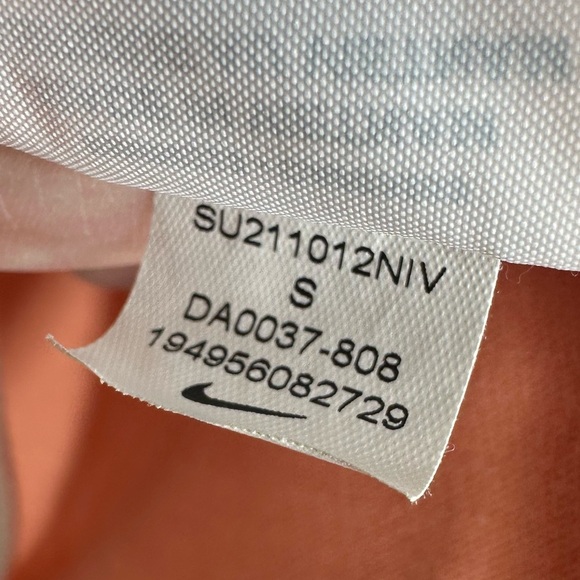 NIKE Sportswear Heritage Hoodie Essentials Men's Small Hooded Sweatshirt Apricot - Picture 7 of 8